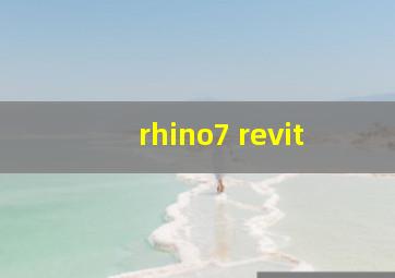 rhino7 revit